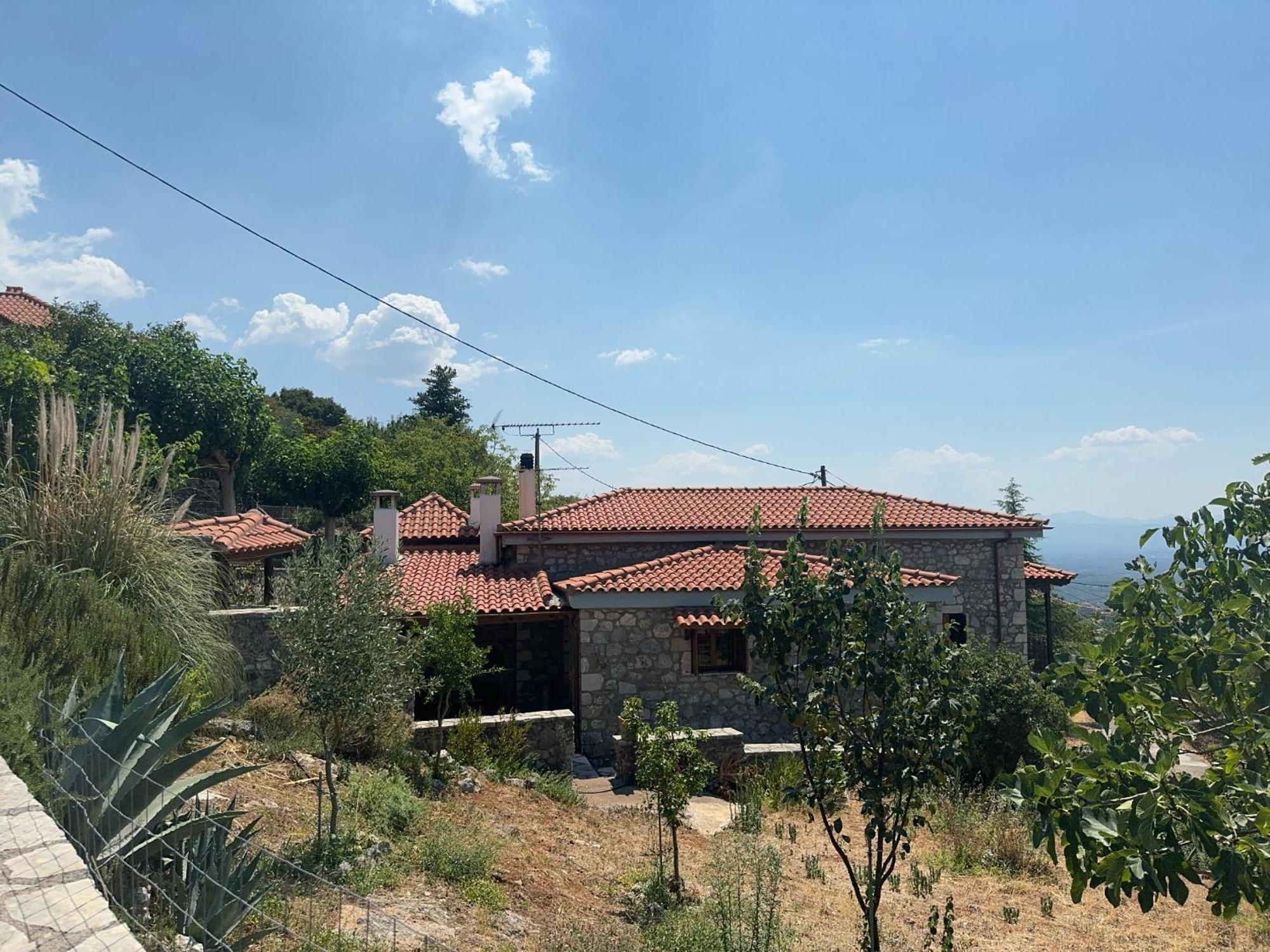 Terra Petra Villa At Psari Trikolonon Gortynia Psárion Exterior foto